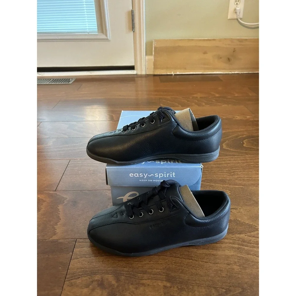 Easy‎ Spirit AP1 Women's Oxford Sneakers Flats Lace Ups Blue Navy NEW 6 WW Xwide